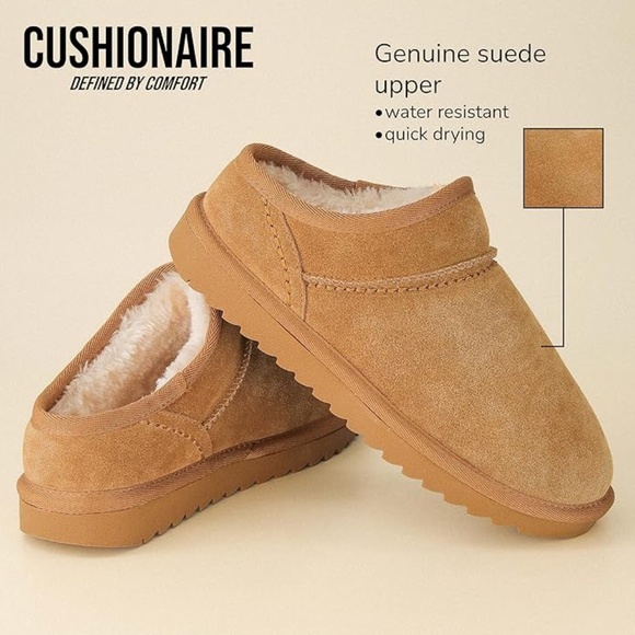 Cushionaire Hilo Genuine Suede Low Boot Slip-On in Chestnut  New - Picture 5 of 8
